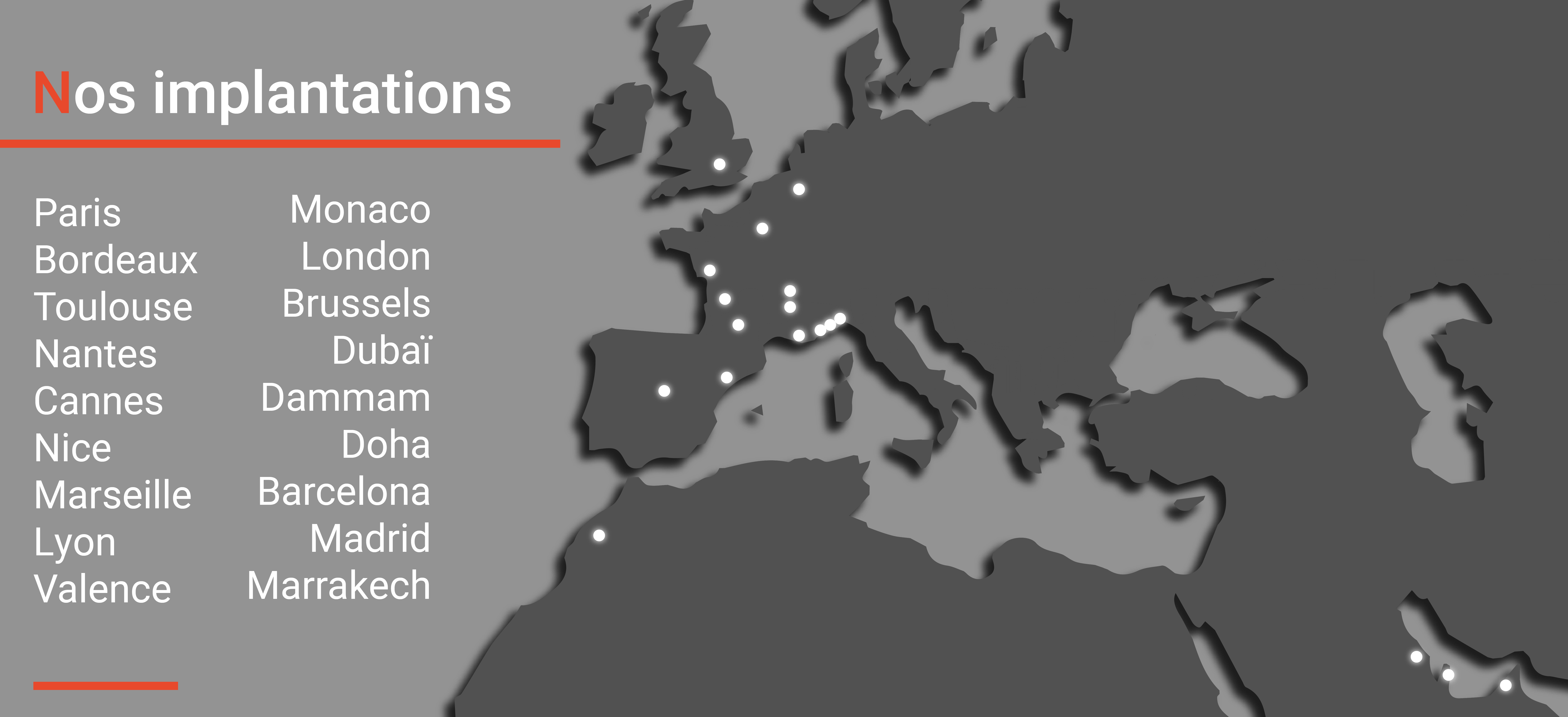 Nos implantations